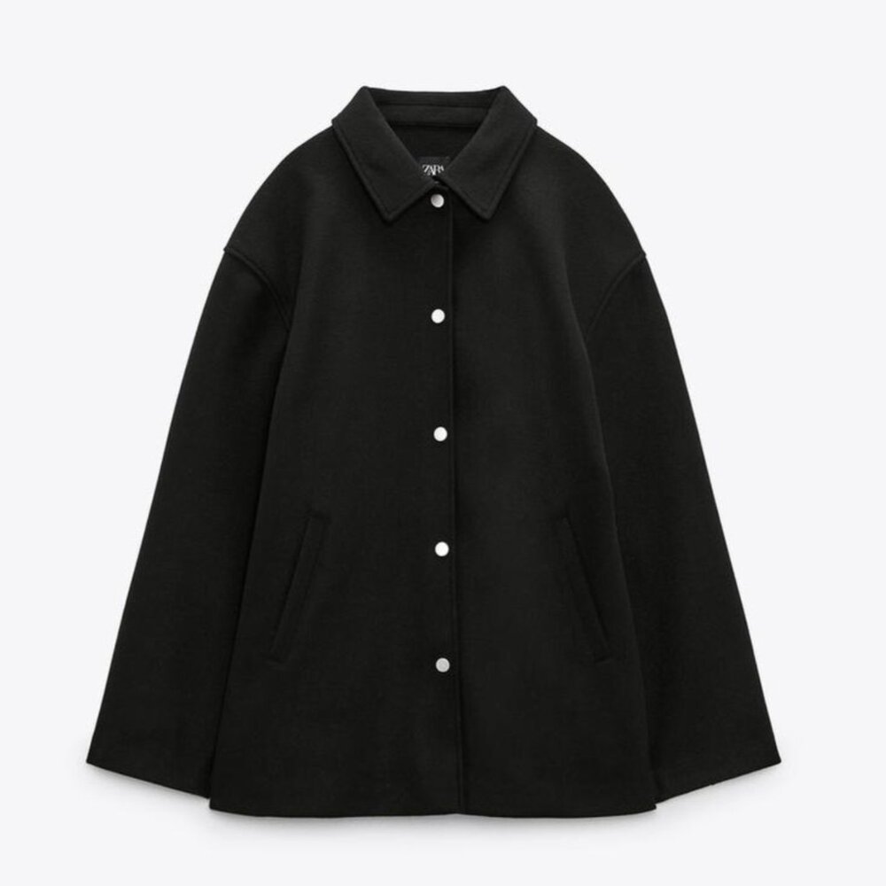 Zara women’s oversized overshirt